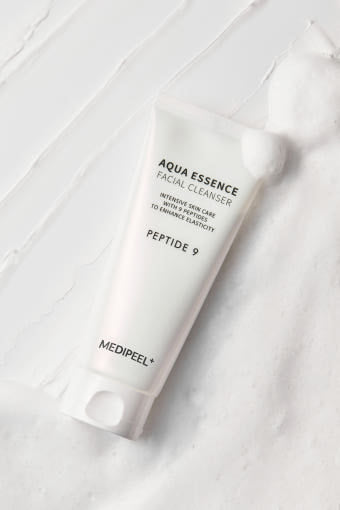 MEDIPEEL Peptide 9 Aqua Essence Facial Cleanser 150ml with hyaluronic for deep hydration