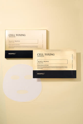 MEDIPEEL Cell Toxing Dermajours Black Truffle Repair Mask 30ml X 5ea - intensive hydration