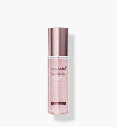 medicube PDRN PINK COLLAGEN GLOW JELLY MIST SERUM 100ml with collagen for firmness and elasticity
