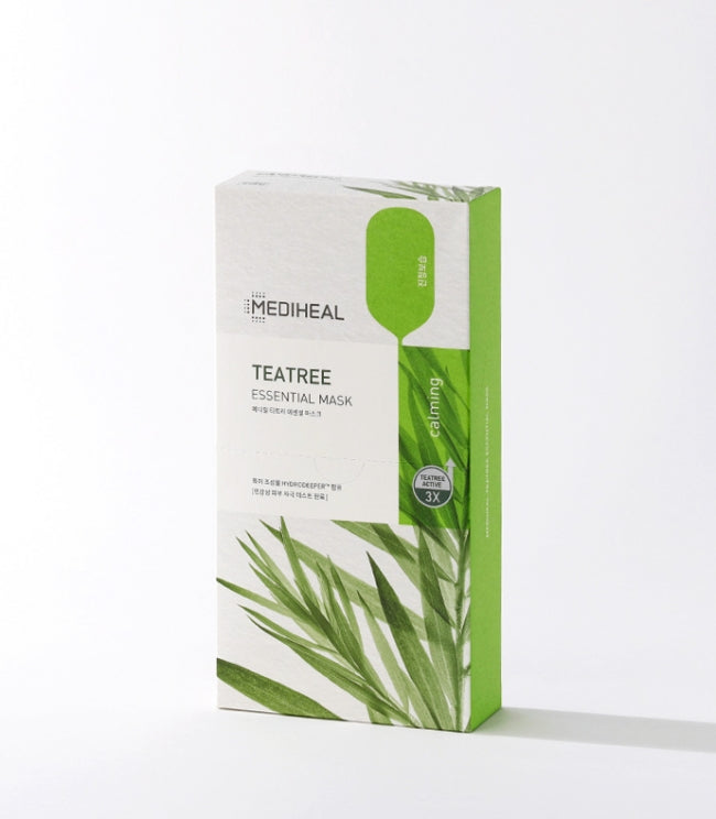 Mascarilla esencial de árbol de té MEDIHEAL, 10 unidades
