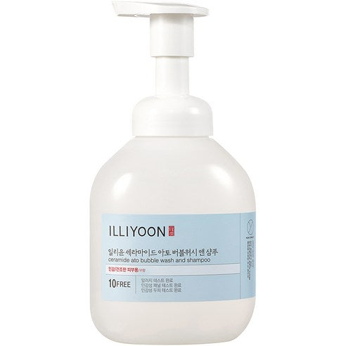 ILLIYOON Ceramide Ato Bubble Wash og Shampoo 400ml